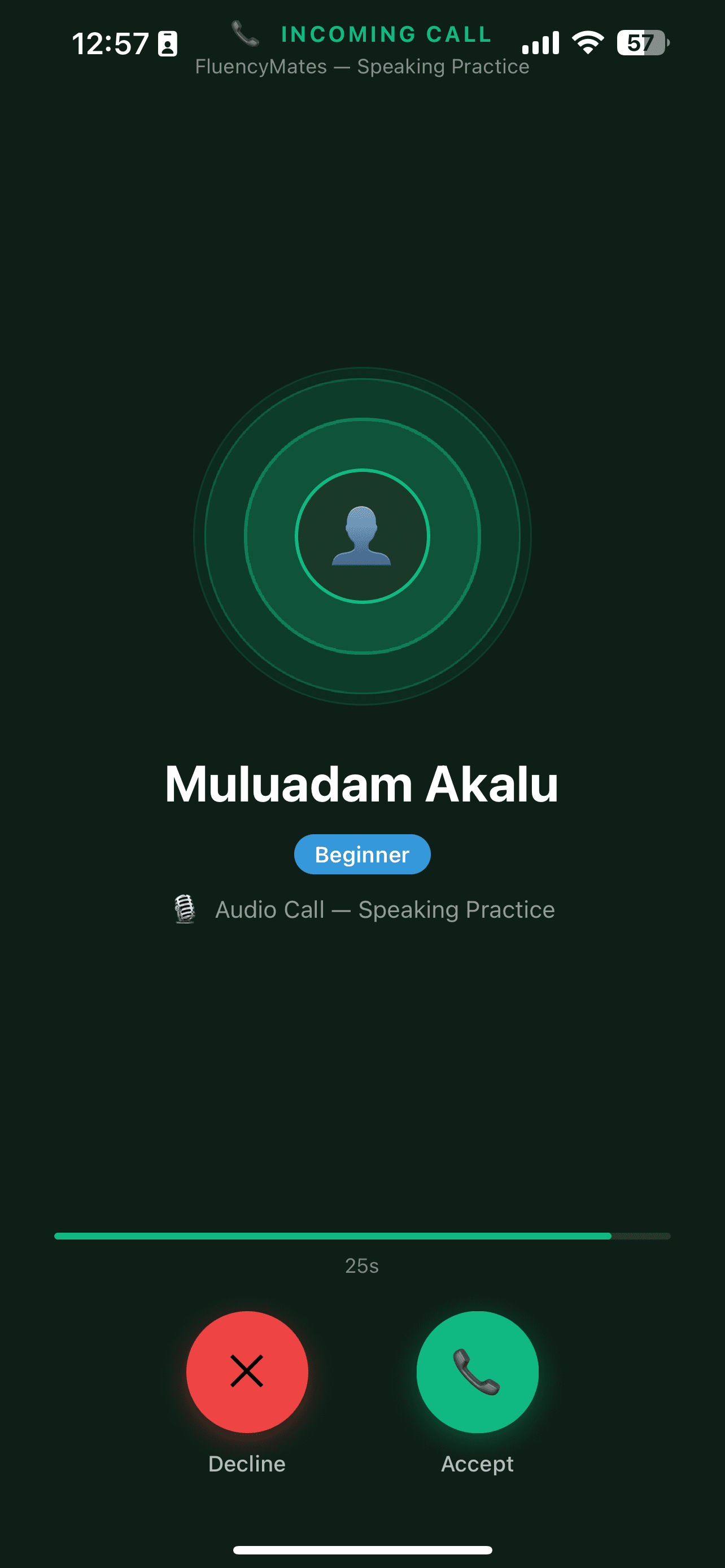 Live Talk — practice speaking with real people worldwide